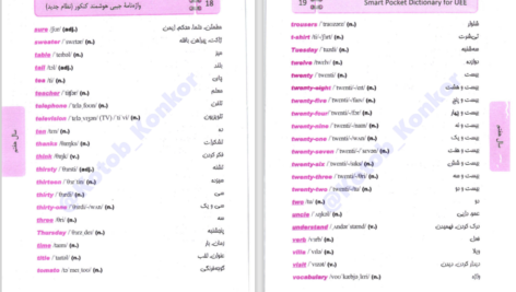 دانلود کتاب واژه نامه جیبی هوشمند کنکور شهاب اناری PDF