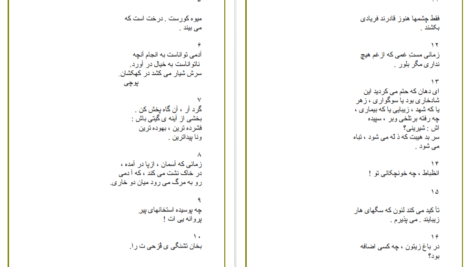 دانلود کتاب کرکره های کشیده چاک چاک رنه شار pdf