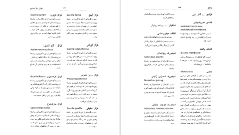 دانلود کتاب هزار واژه زیست شناسی ۱ فرهنگستان زبان و ادب فارسی pdf