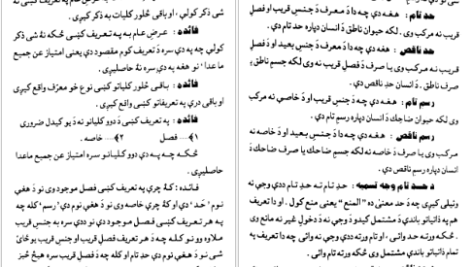 دانلود کتاب الحواشی پښتو ایساغوجی شرح pdf